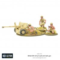 British 8th Army 6 Pounder ATG