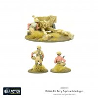 British 8th Army 6 Pounder ATG