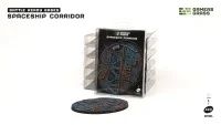 Spaceship Corridor - Battle Ready Oval Bases, 120mm