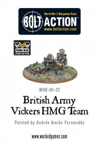 British Vickers HMG Team