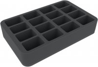 50mm Half-Size-Schaumstoffeinlage mit 16 Fächern
