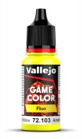 72.103 - Game Color - Fluo - Fluorescent Yellow, 18ml (101)