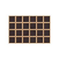 Magnetic conversion tray - 20mm to 25mm bases, 6x4
