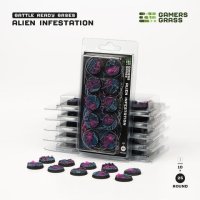 Alien Infestation - Battle Ready Round Bases, 25mm