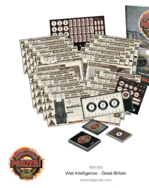 Achtung Panzer! Cards Bundle - British (ENGLISCH)