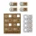 Bolt Action 3 - Unit Pin Markers (Set of x4 Markers)