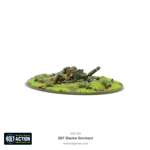 British blacker bombard (spigot mortrar)