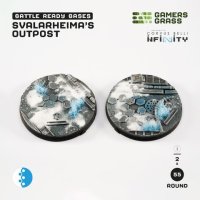 Svalarheimas Outpost - Battle Ready Round Bases, 55mm