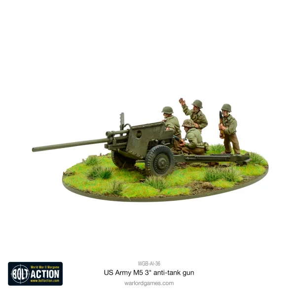 US Army M5 3 Anti-Tank Gun