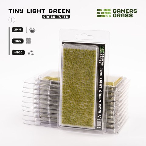 Tiny Light Green 2mm Tufts