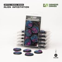 Alien Infestation - Battle Ready Round Bases, 40mm