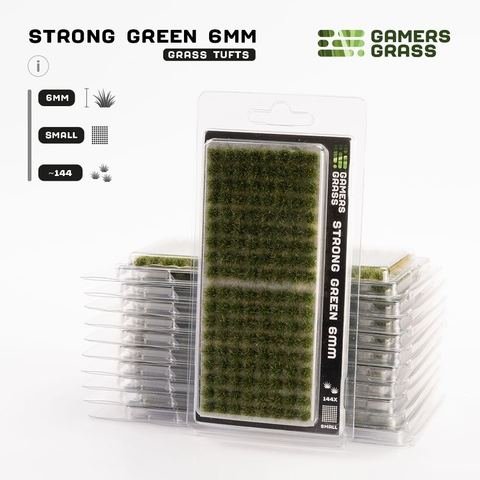 Strong Green 6mm Small Tufts