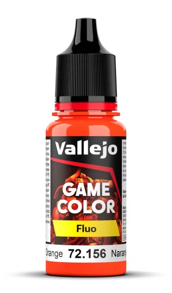 72.156 - Game Color - Fluo - Fluorescent Orange, 18ml (102)