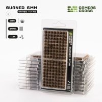 Burned 6mm Small Tufts