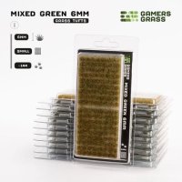 Mixed Green 6mm Small Tufts
