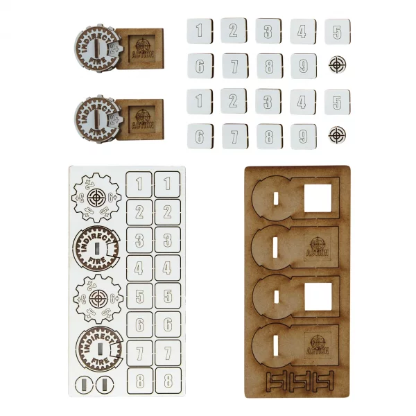 Bolt Action 3 - Indirect Fire Markers (Set of x2 Markers)