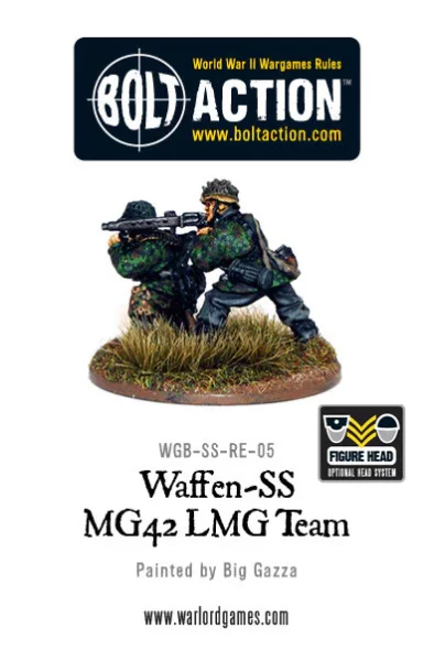 Waffen SS LMG Team Firing