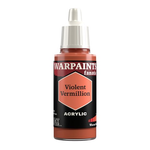 WP3107 - Warpaints Fanatic - Violent Vermillion, 18ml