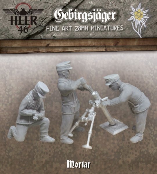 Gebirgsjäger 8cm Mortar