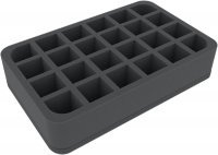 55mm Half-Size Schaumstoffeinlage mit 24 Fächern