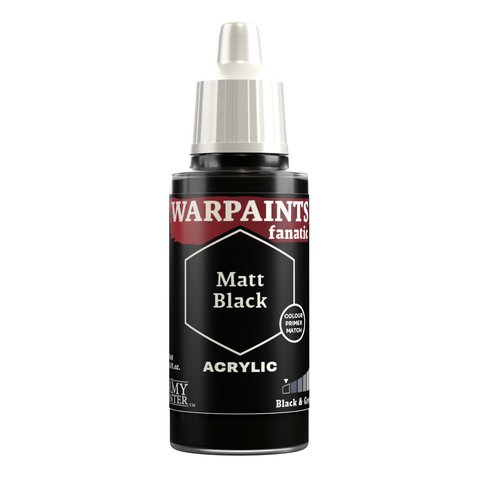 WP3001 - Warpaints Fanatic - Matt Black, 18ml
