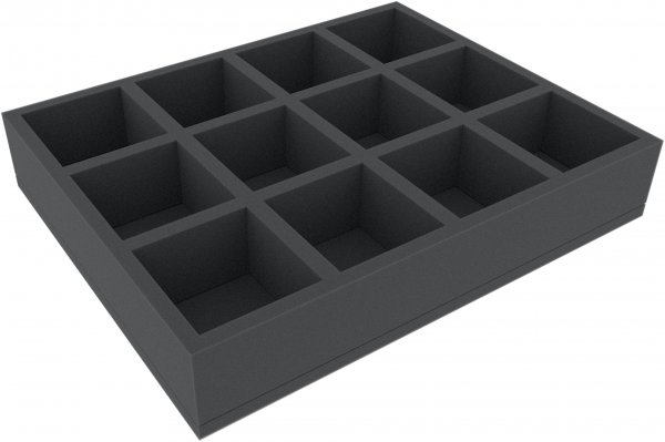 60mm Full-Size Schaumstoffeinlage mit 12 Fächern