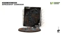 Spaceship Corridor - Battle Ready Oval Bases, 170mm