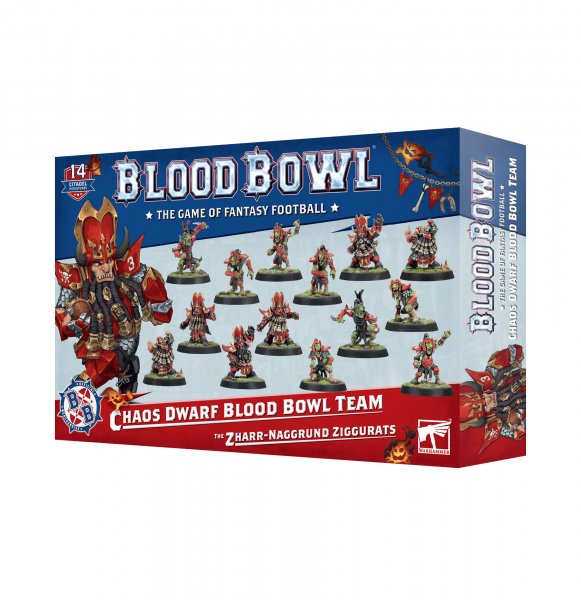201-11 - Chaos Dwarf Blood Bowl Team - The Zharr-Naggrund Ziggurats