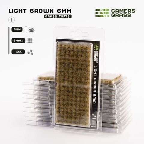 Light Brown 6mm Small Tufts