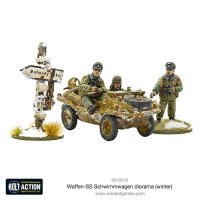 Waffen SS Schwimmwagen diorama (winter)
