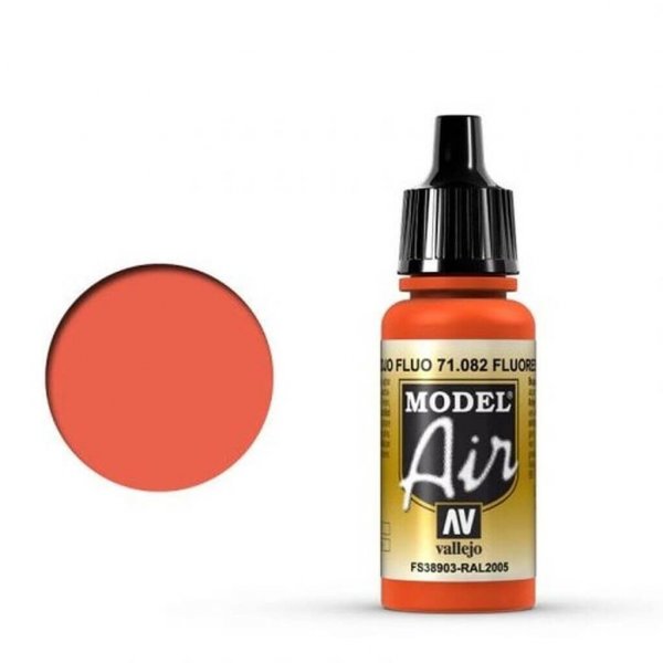 71.082 - Model Air - Fluorescent Red, 17ml
