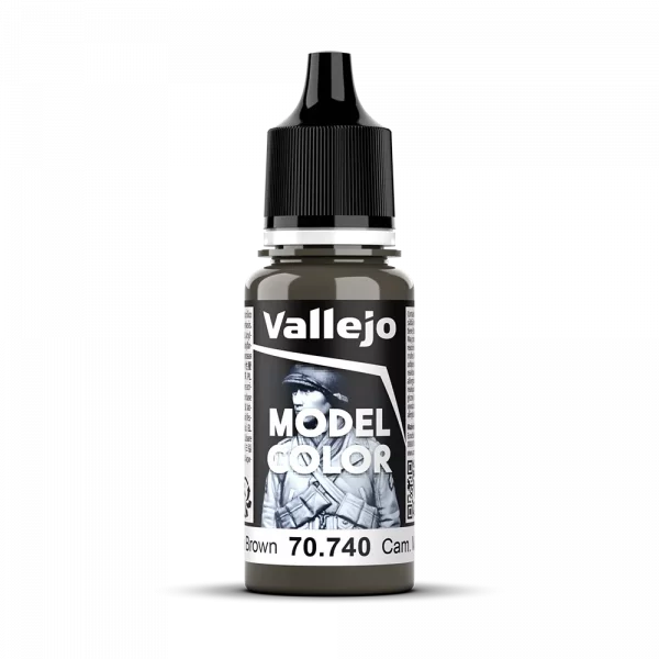 70.740 - Model Color - Camouflage Middle Brown, 18ml (117)