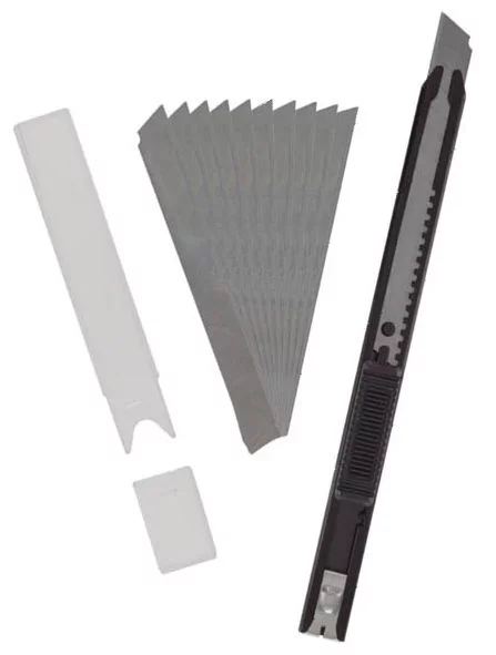 T06011 - Slim Snap-Off Knife & 10 Blades