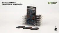 Spaceship Corridor - Battle Ready Oval Bases, 75mm