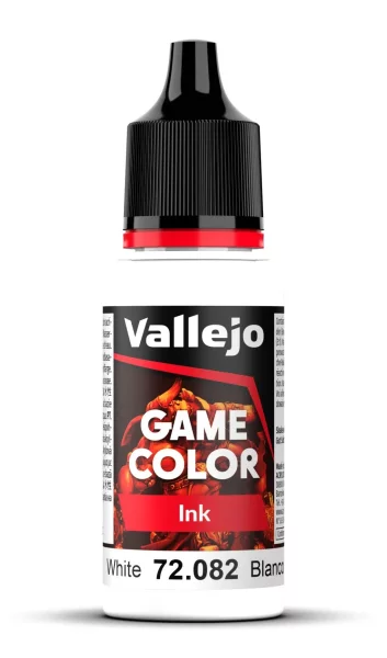 72.082 - Game Color - Ink - White, 18ml (109)