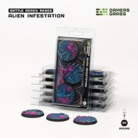 Alien Infestation - Battle Ready Round Bases, 50mm