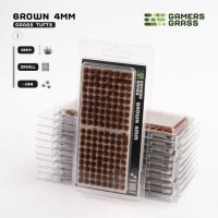 Brown 4mm Small Tufts