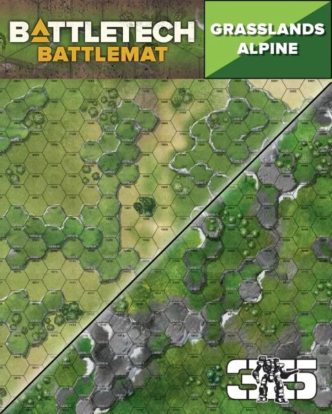 BattleTech - Battlemat: Alpine / Grasslands C