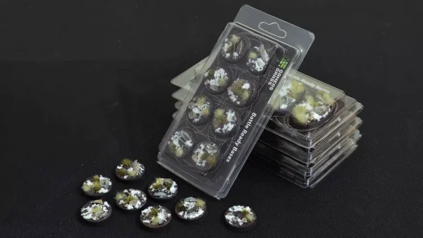 Battle Ready Bases - Winter - Round, 32mm (8)