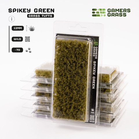 Spikey Green 12mm Tufts