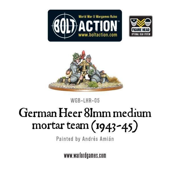 German Heer 81mm Medium Mortar Team