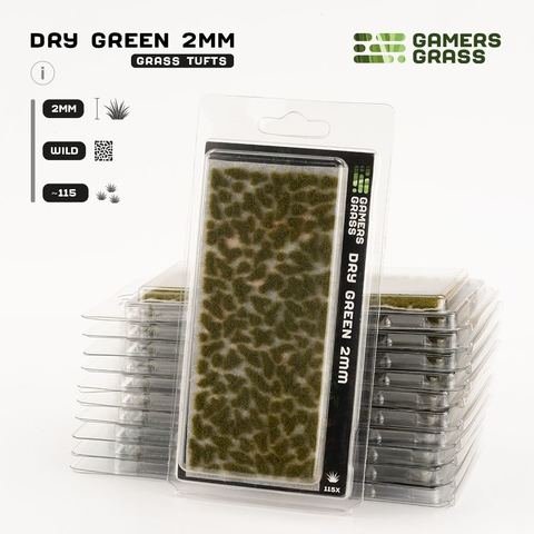 Dry Green 2mm Tufts