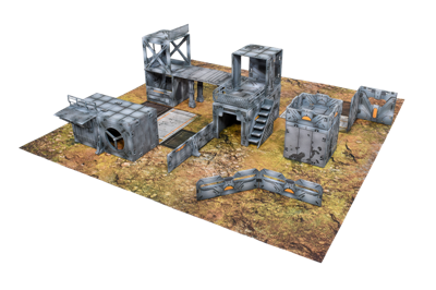 Halo: Flashpoint - Deluxe Buildable 3D Terrain Set