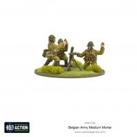 Belgian Army Medium Mortar Team