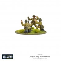 Belgian Army Medium Mortar Team