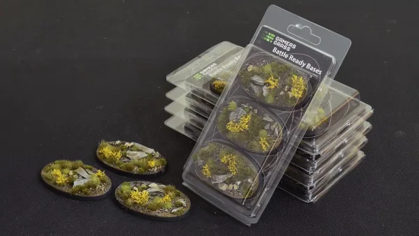 Battle Ready Bases - Highland - Oval, 75mm (3)