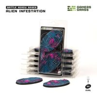 Alien Infestation - Battle Ready Oval Bases, 90mm