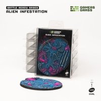 Alien Infestation - Battle Ready Oval Bases, 120mm