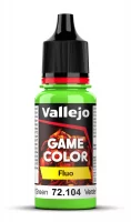 72.104 - Game Color - Fluo - Fluorescent Green, 18ml (107)