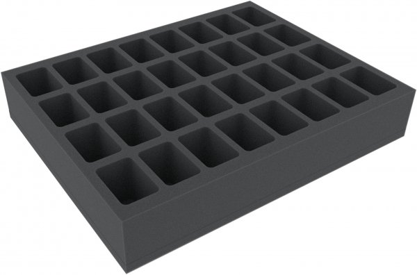 50mm Full-Size Schaumstoffeinlage mit 32 Fächern